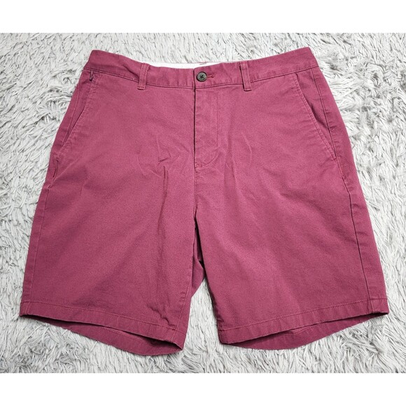 Bonobos Shorts Mens 30 Athletic Fit Purple Stretch Chino Casual Cotton Spandex - Picture 1 of 12